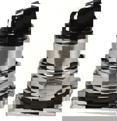 Selector Switch: 3 Positions, Maintained (MA), 0.5 Amp, Black Knob